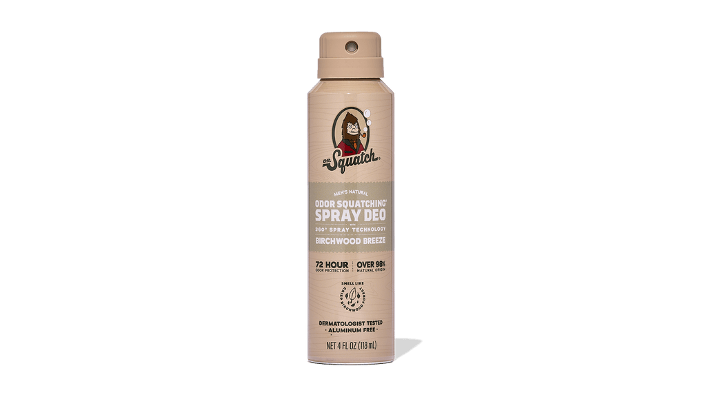 Birchwood Breeze Spray Deodorant - Wash Better and Smell Better