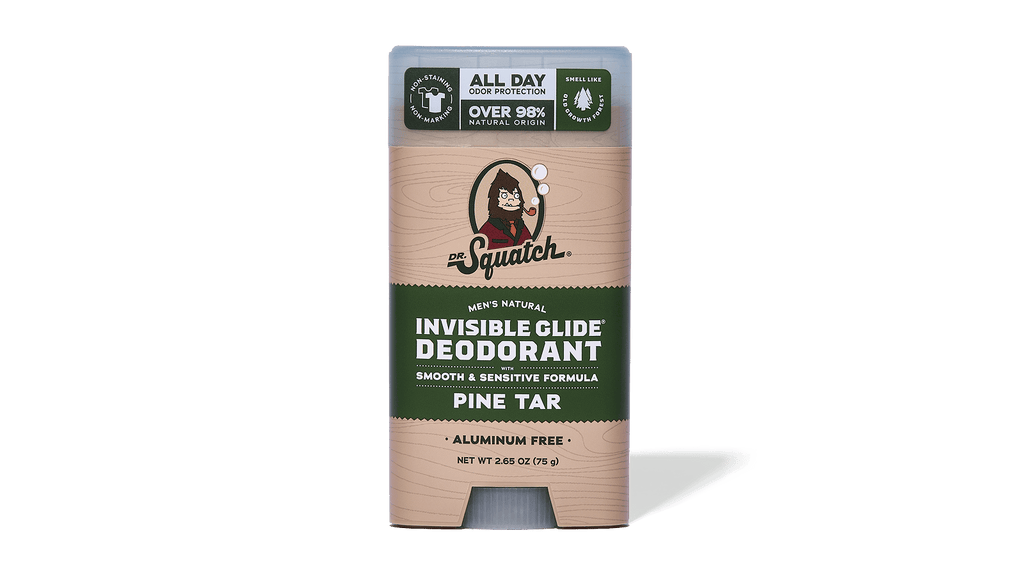Pine Tar Invisible Glide Deodorant - Clean Up Then Head Out