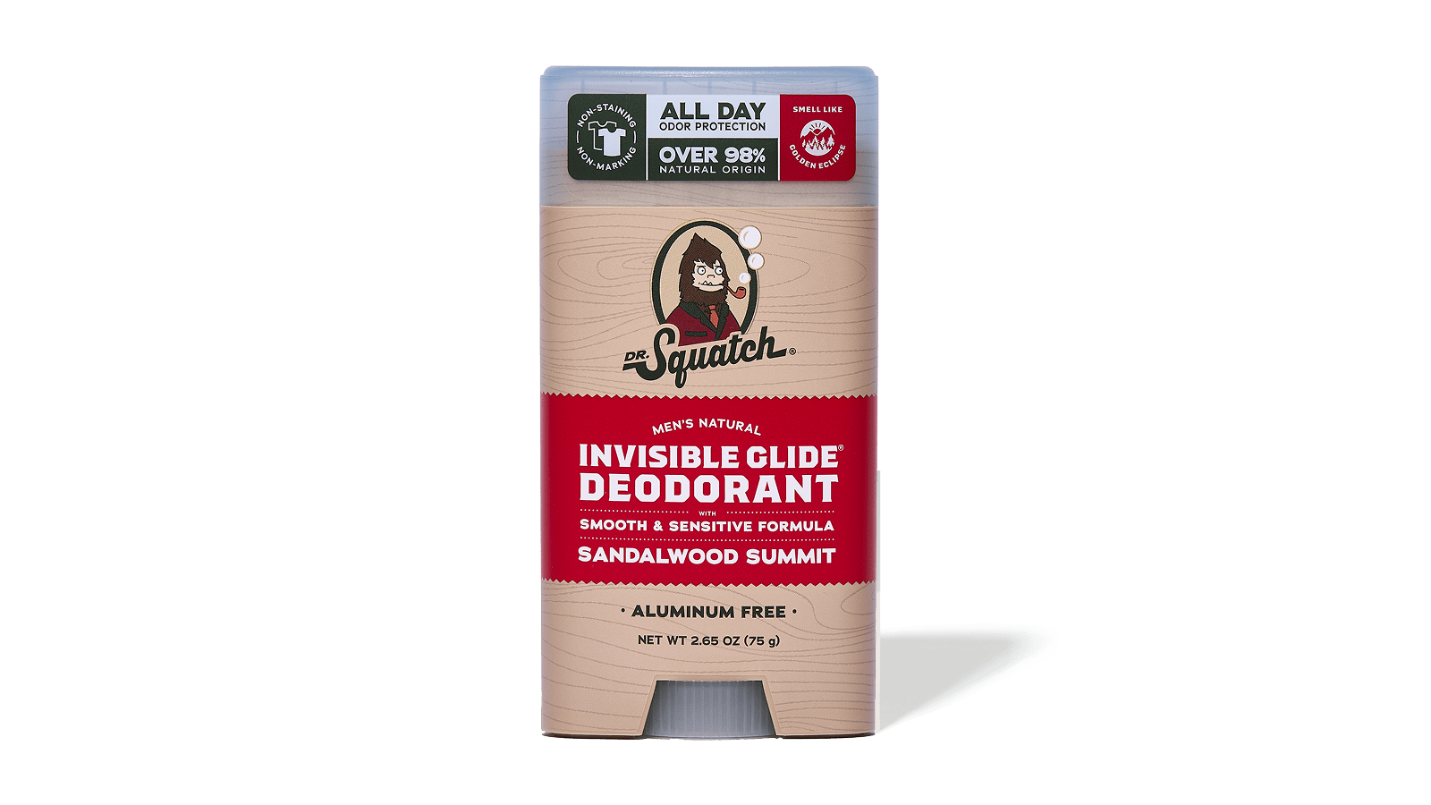 Sandalwood Summit Invisible Glide Deodorant - Your Go To Fresh Bar