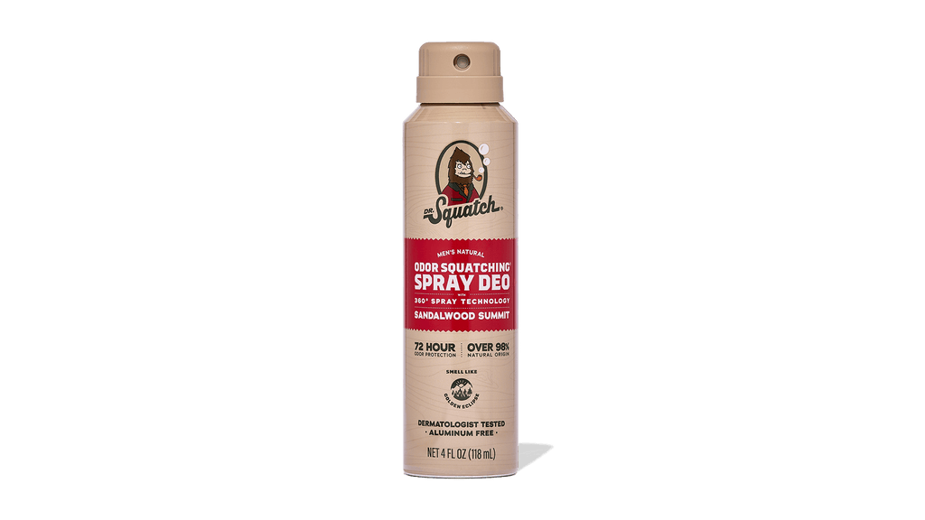 Sandalwood Summit Spray Deodorant - Wash Clean and Smell Fresh
