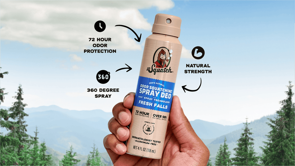 Spray Deodorant 6-Pack - Fresh Scent Every Shower