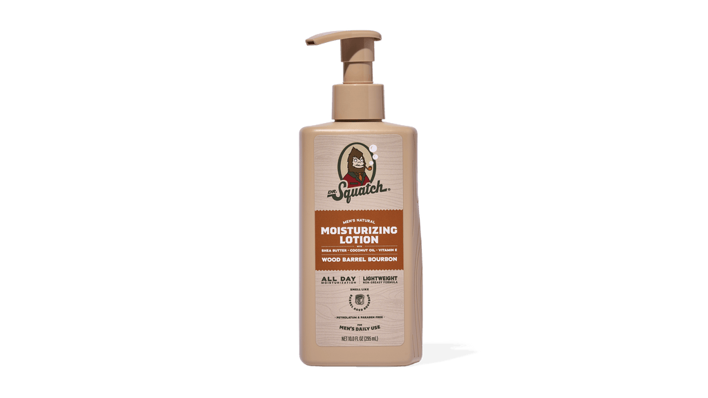 Wood Barrel Bourbon Lotion - Wash Up and Win the Day