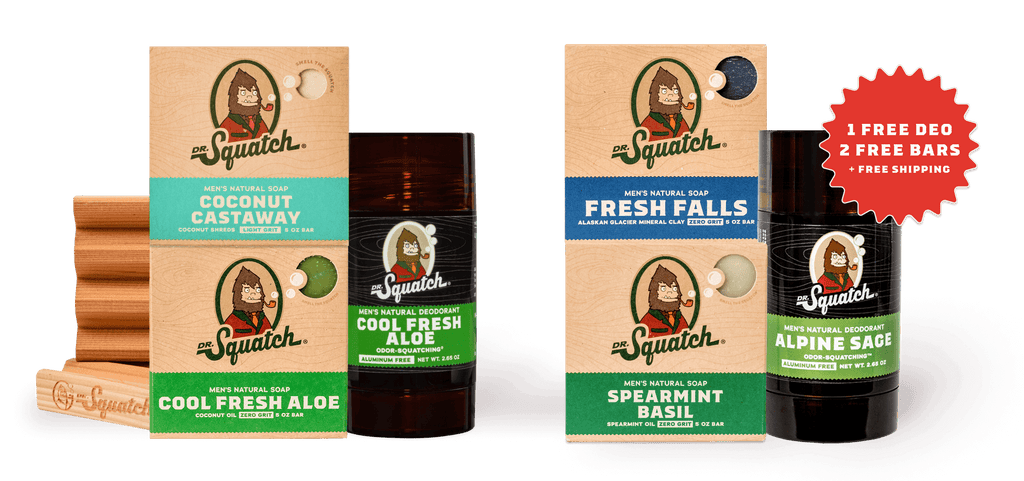 Deodorant & Soap Starter Set - Fresh Scent Every Shower