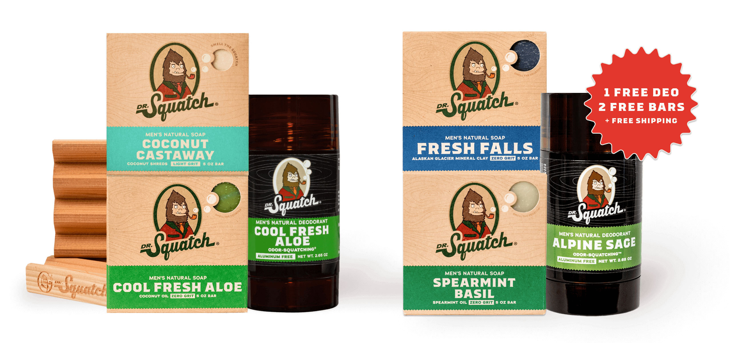 Deodorant & Soap Starter Set - Fresh Scent Every Shower