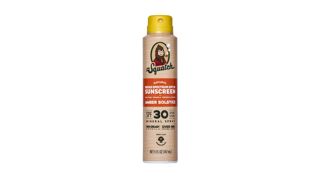 Amber Solstice Spray Sunscreen - Freshness in Every Bar