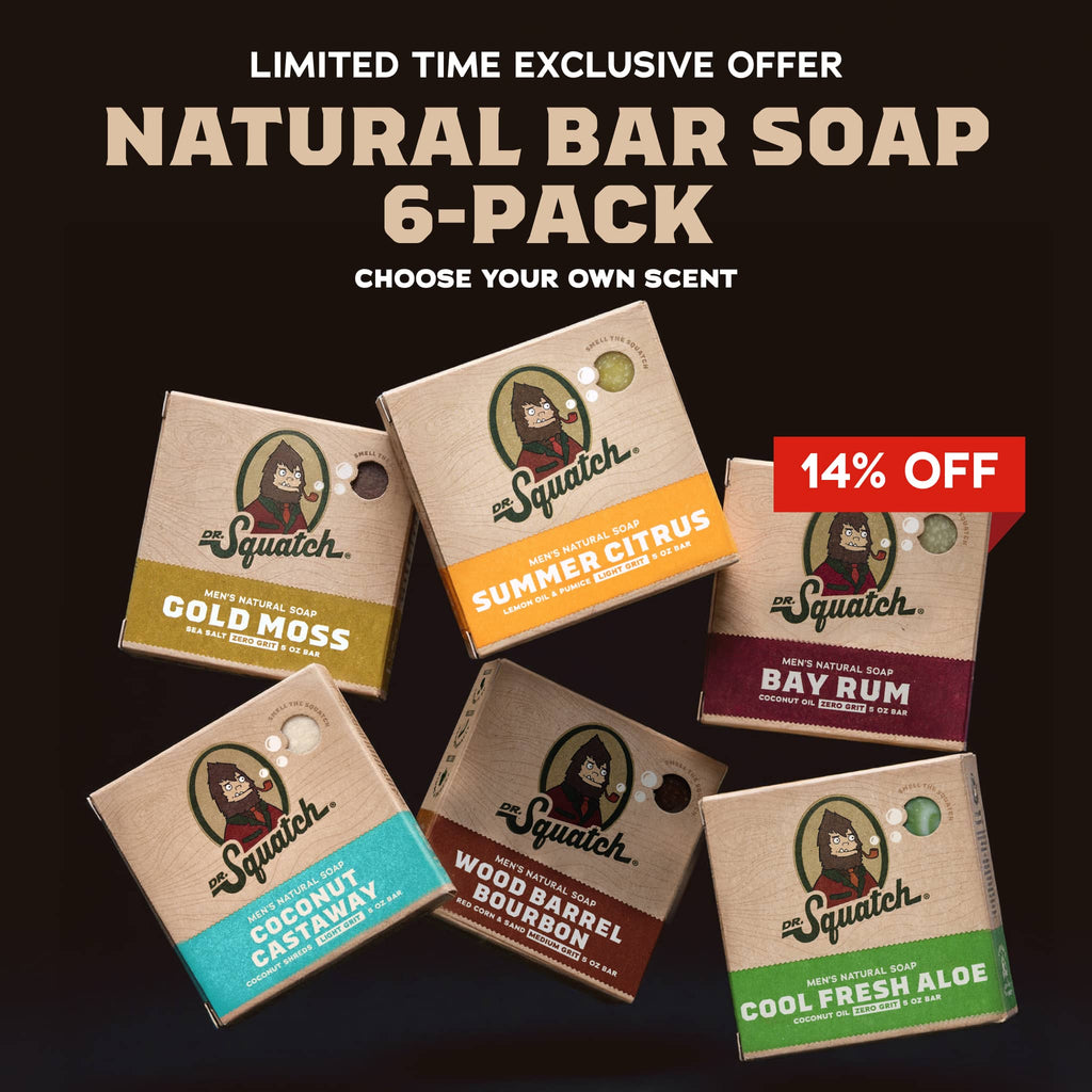Exclusive: Bar Soap 6-Pack - Shower Like a Grown Man