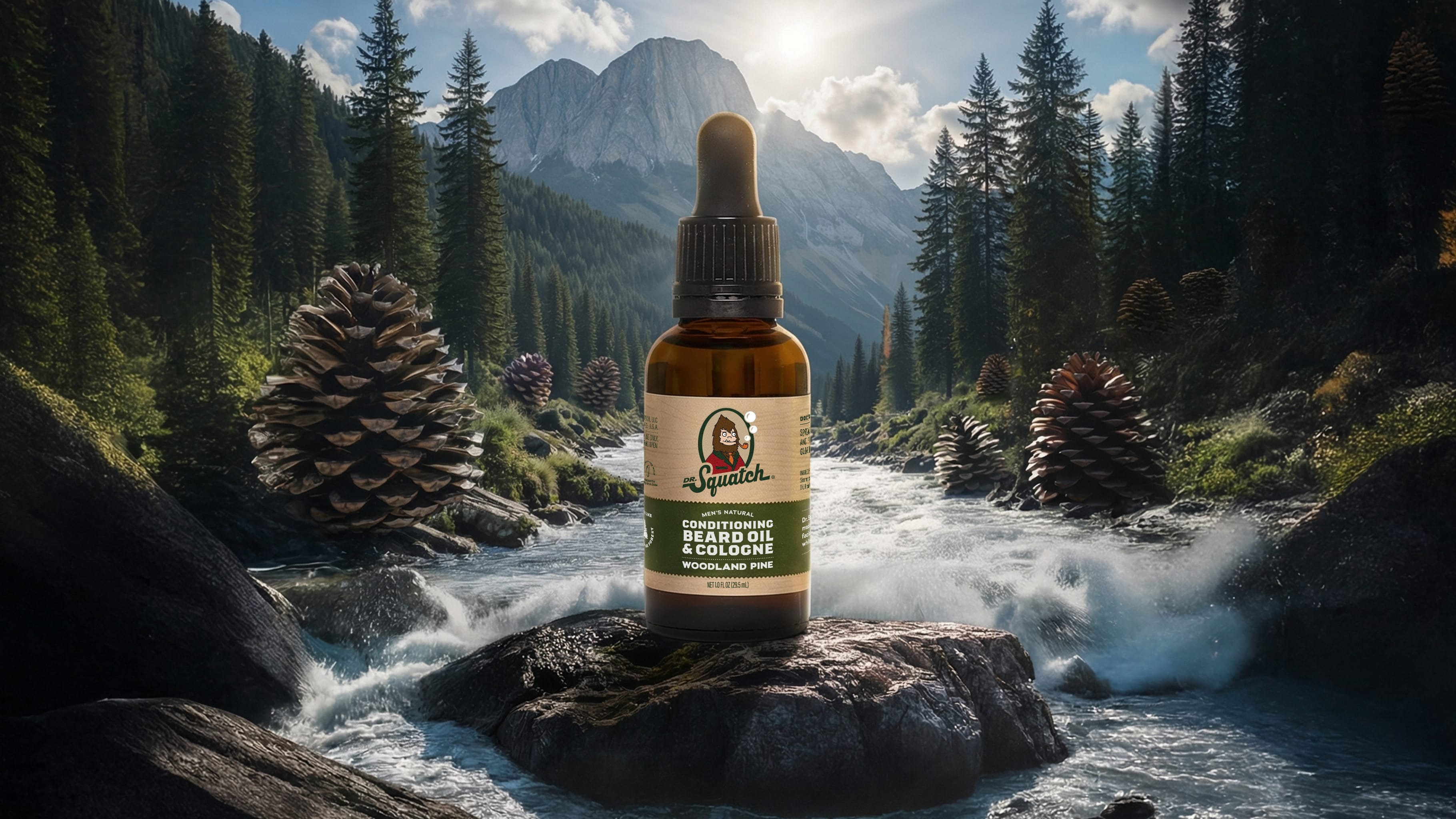 Conditioning Beard Oil & Cologne Woodland Pine - Freshen Up Your Day