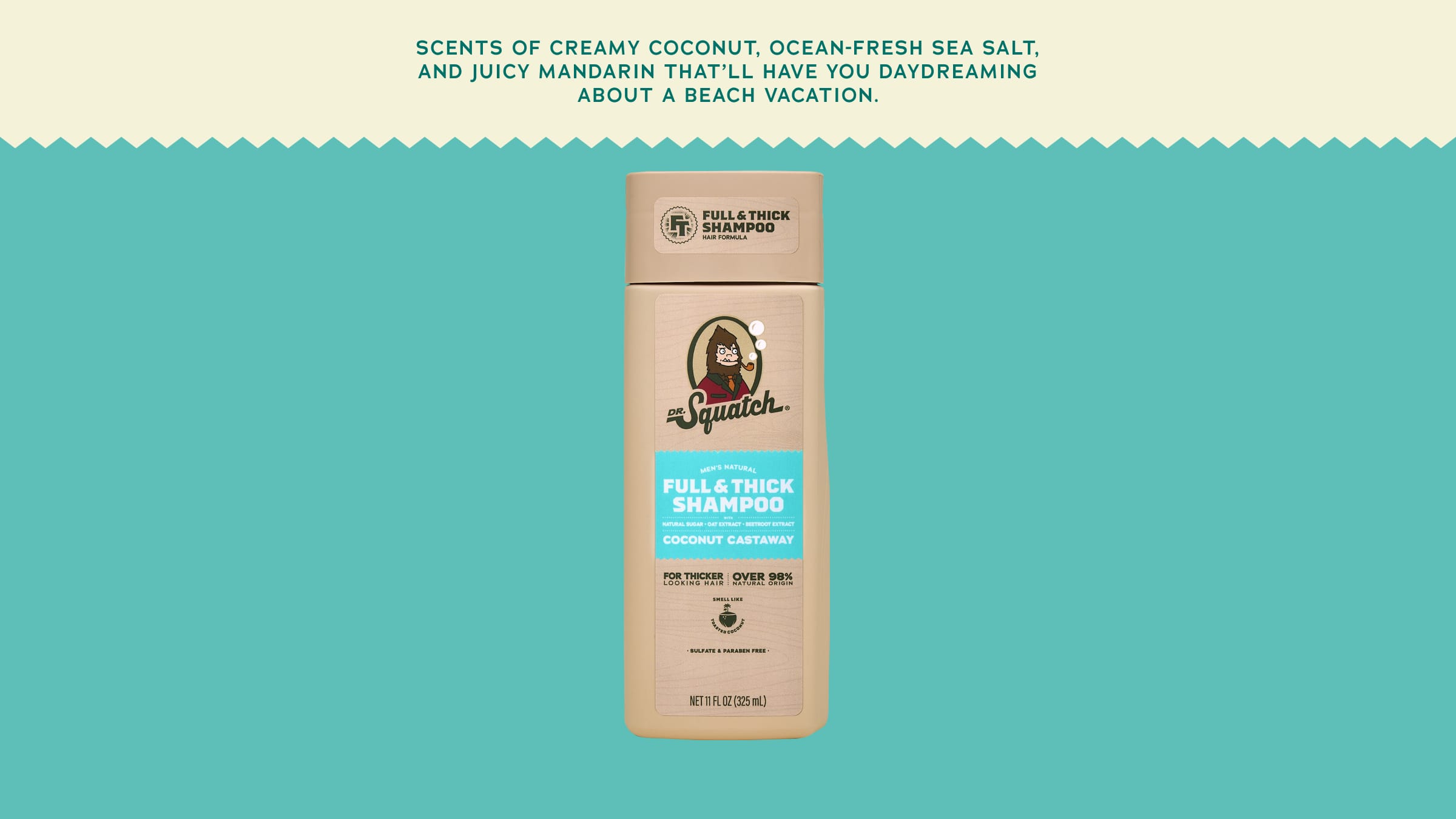 Coconut Castaway Full & Thick Shampoo - Clean Up and Feel Ready
