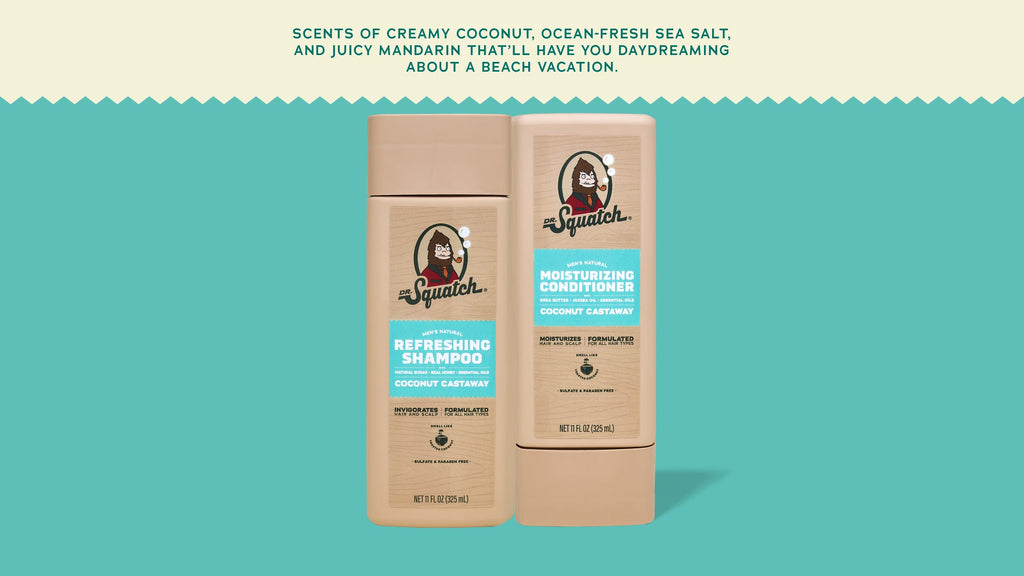 Coconut Castaway Hair Care Kit - Shower Like a Grown Man