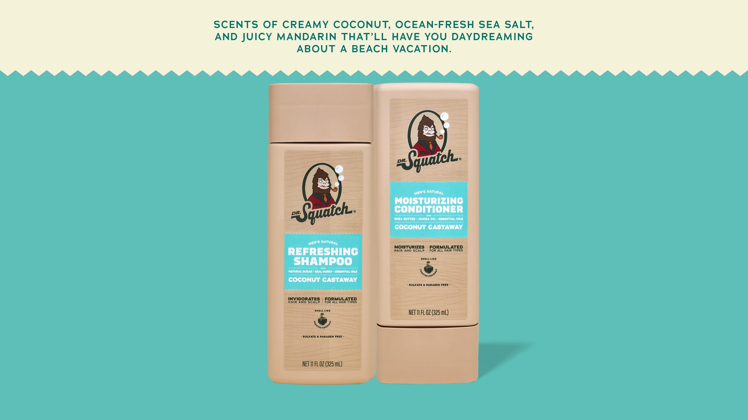 Coconut Castaway Hair Care Kit - Shower Like a Grown Man