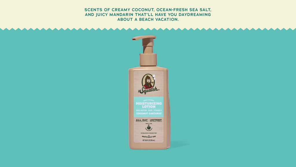 Coconut Castaway Lotion - Wash Hard and Rinse Clean