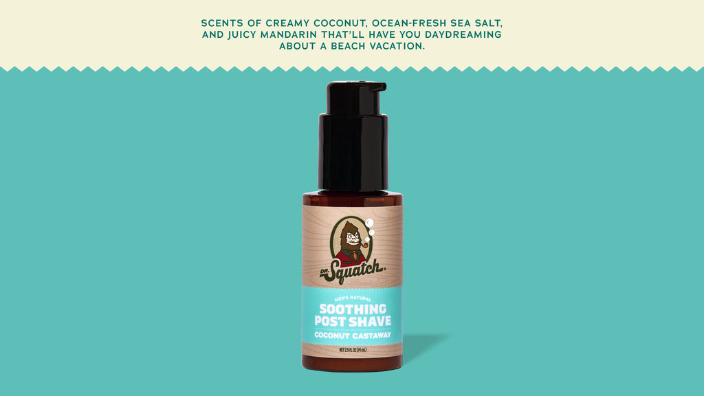 Soothing Post Shave Coconut Castaway - Freshness Without the Frills