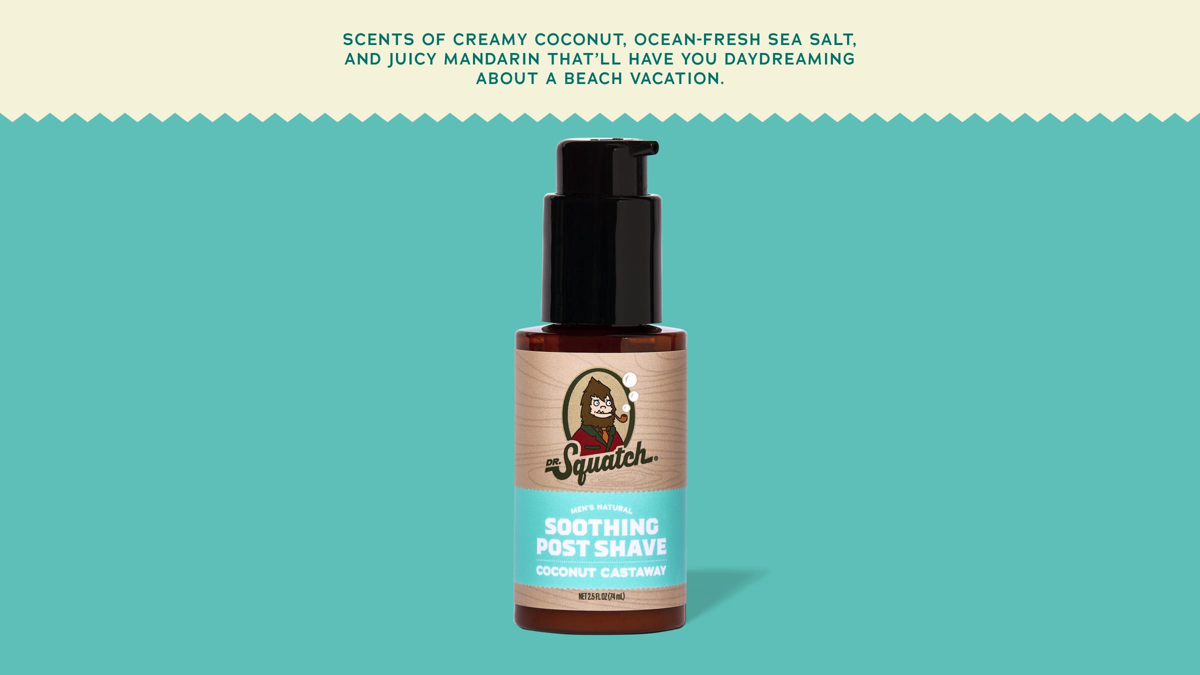Soothing Post Shave Coconut Castaway - Freshness Without the Frills
