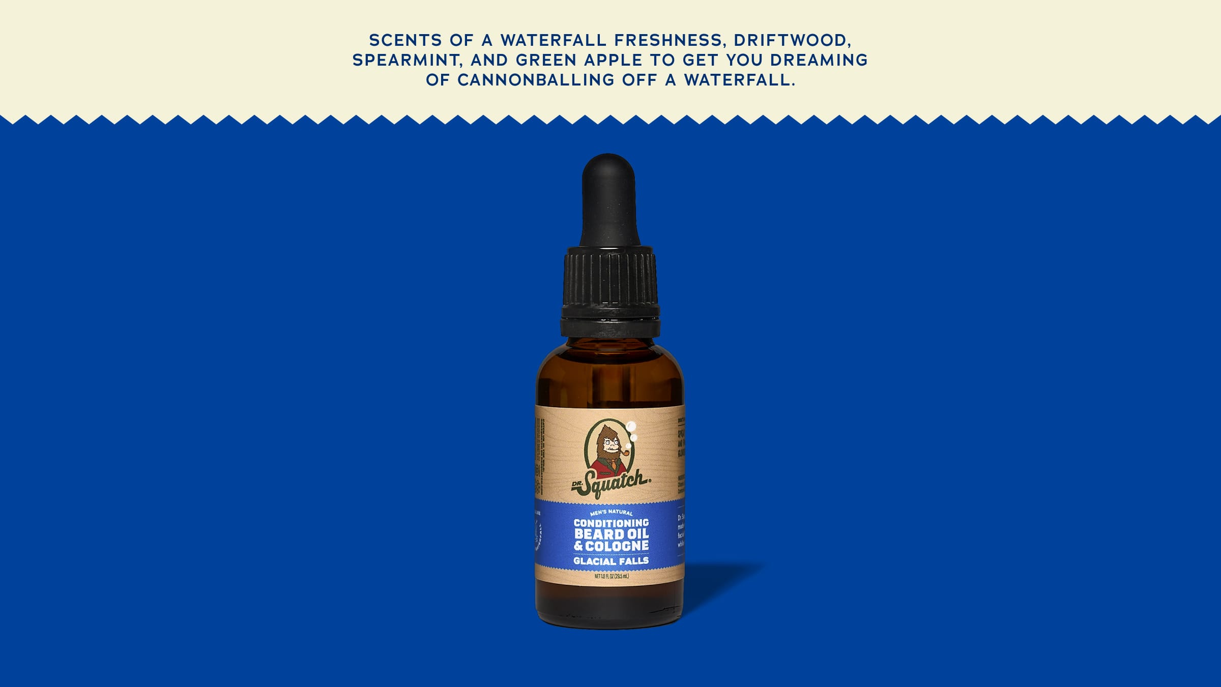 Conditioning Beard Oil & Cologne Glacial Falls - Make the Shower Upgrade