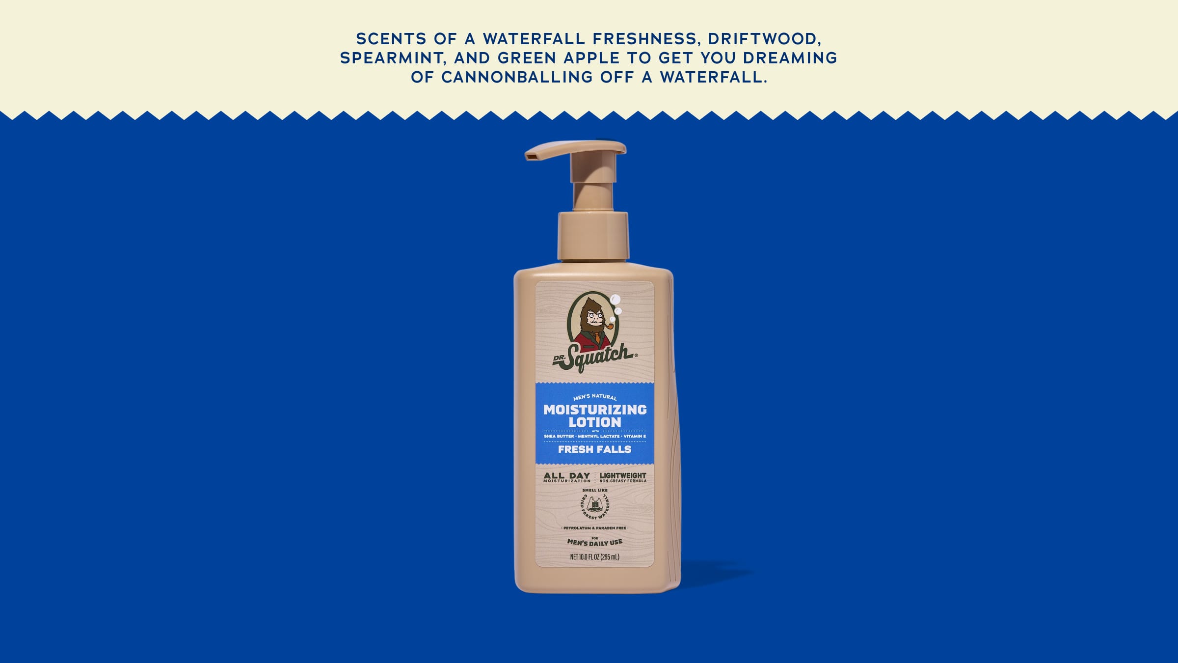 Fresh Falls Lotion - Clean Skin With Character