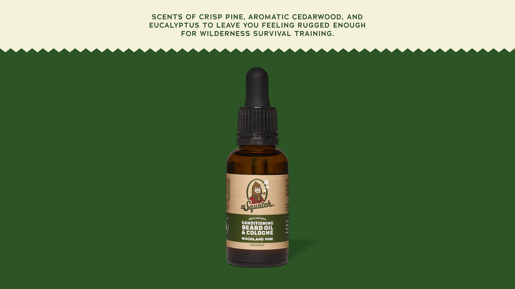 Conditioning Beard Oil & Cologne Woodland Pine - Freshen Up Your Day