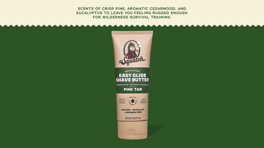 Easy Glide Shave Butter Pine Tar - Clean Up With Confidence