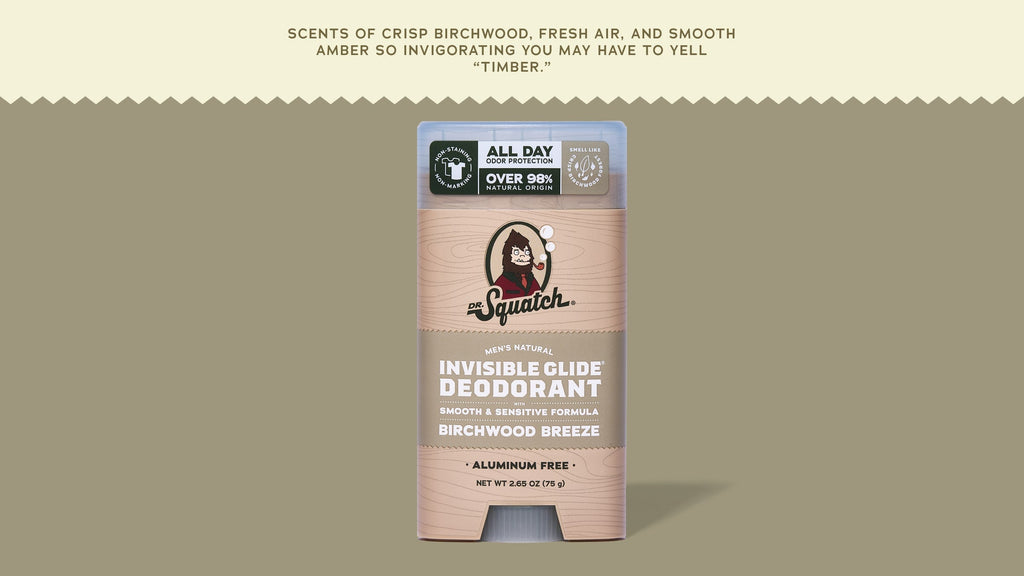 Birchwood Breeze Invisible Glide Deodorant - Give Your Shower Swagger