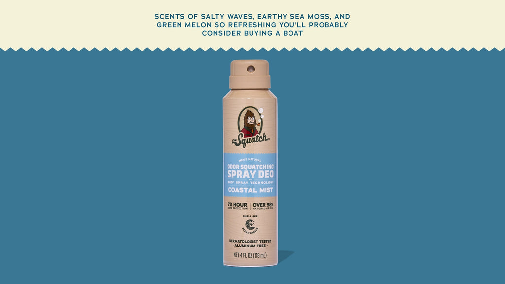 Coastal Mist Spray Deodorant - Fresh Soap That Works