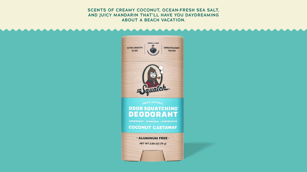 Coconut Castaway Deodorant - Better Soap for Busy Men