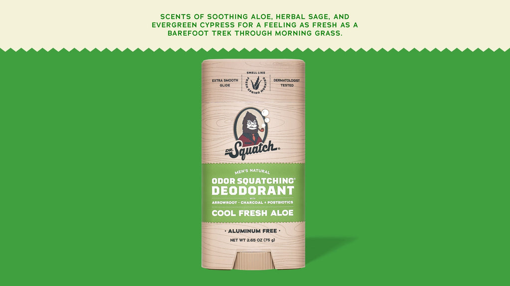 Cool Fresh Aloe Deodorant - Smell Clean and Stay Sharp