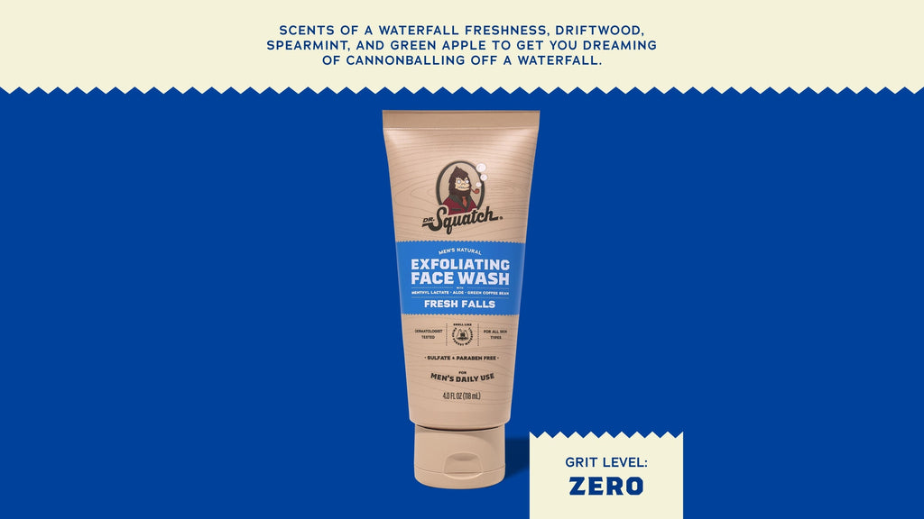 Fresh Falls Exfoliating Face Wash - Soap That Feels Like Gear