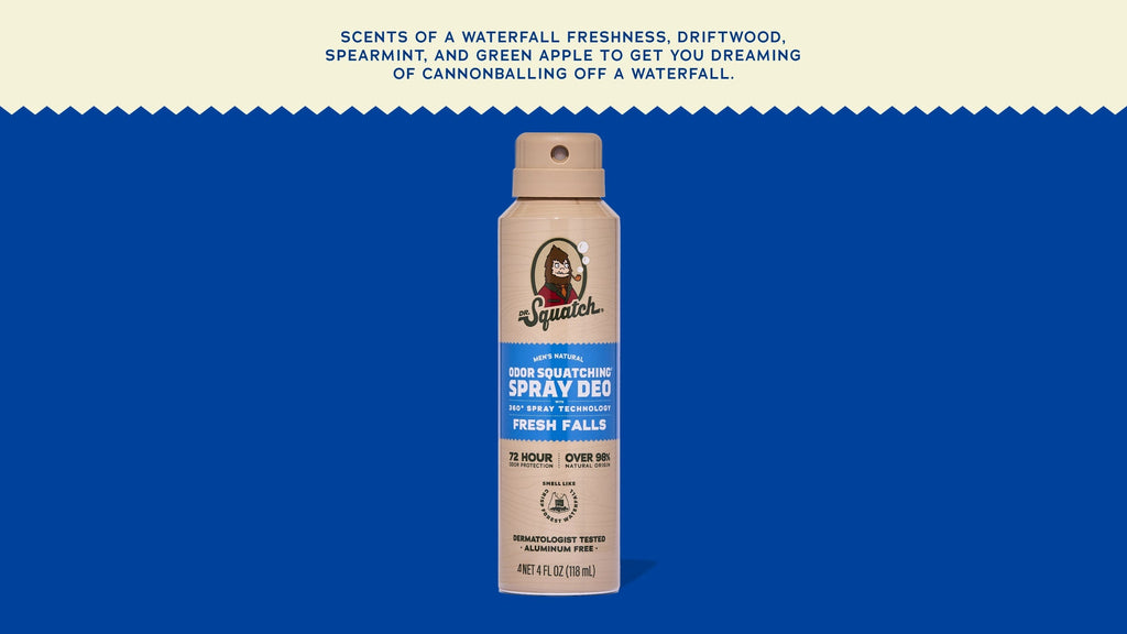 Fresh Falls Spray Deodorant - Smell Clean Not Overdone