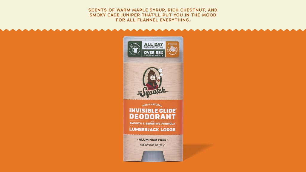 Lumberjack Lodge Invisible Glide Deodorant - Go Beyond Basic Soap