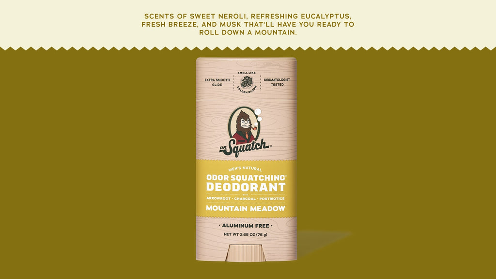 Mountain Meadow Deodorant - Shower Fresh and Guy Approved