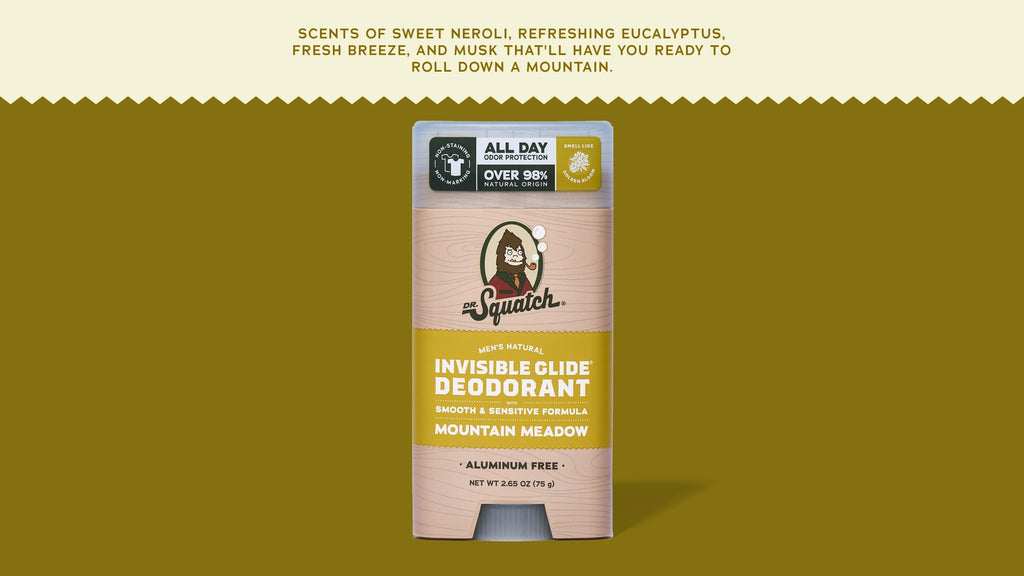 Mountain Meadow Invisible Glide Deodorant - Built for Better Showers