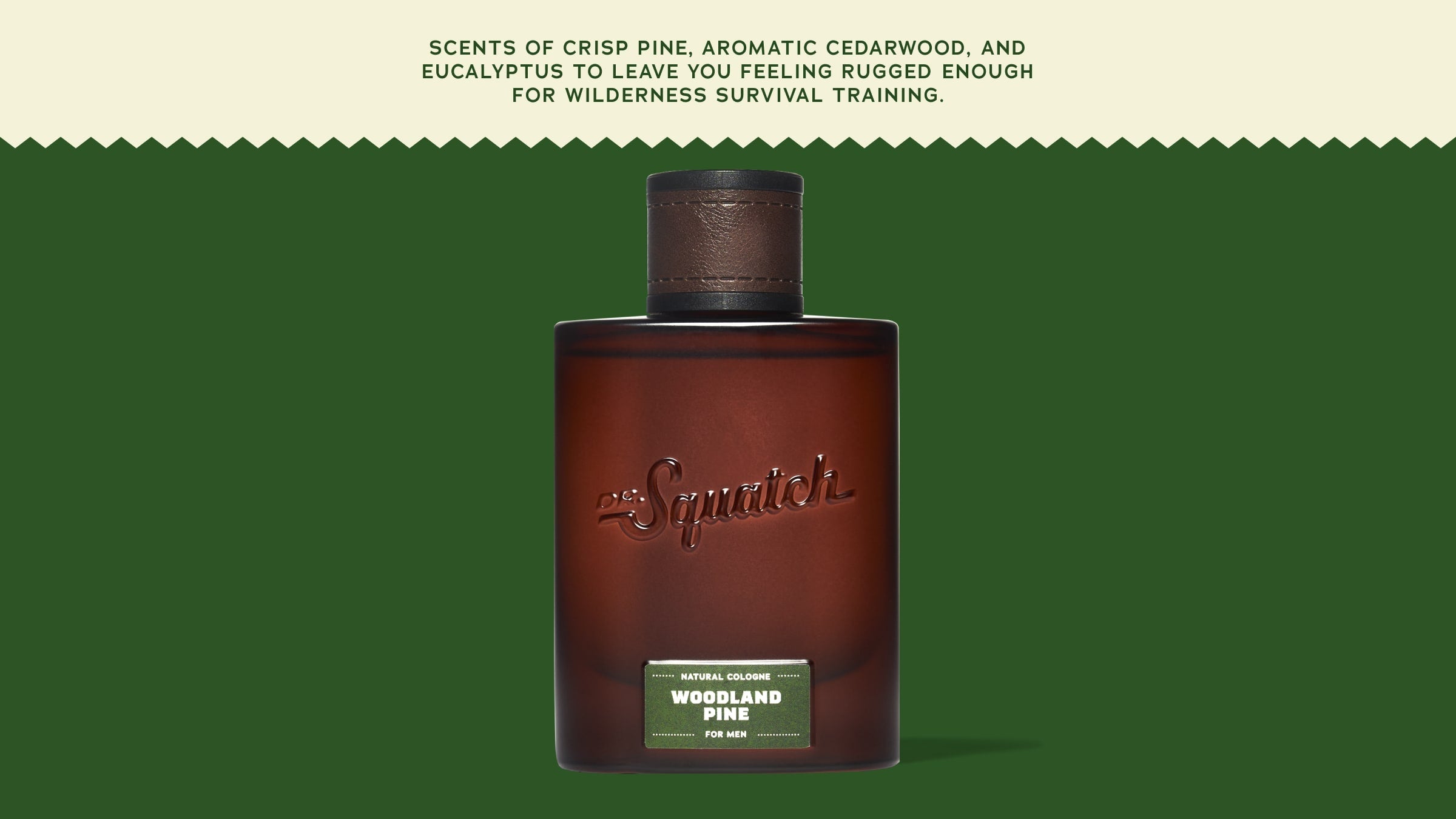 Woodland Pine Cologne - Wash Hard and Rinse Clean