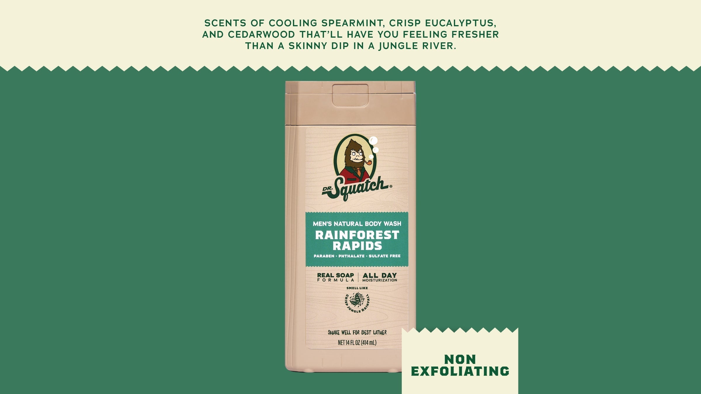 14 oz Rainforest Rapids Body Wash - Wash Away the Workday