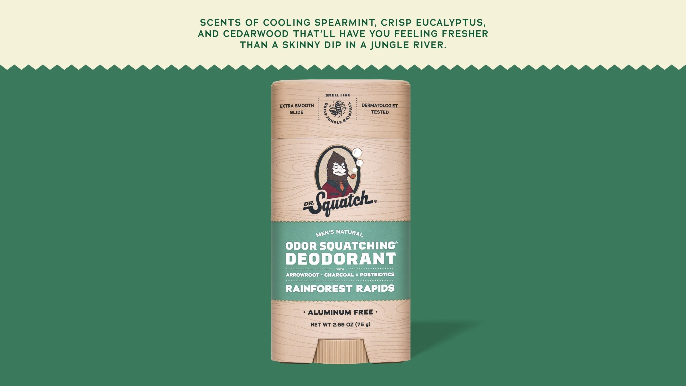 Rainforest Rapids Deodorant - Rugged Soap for Men