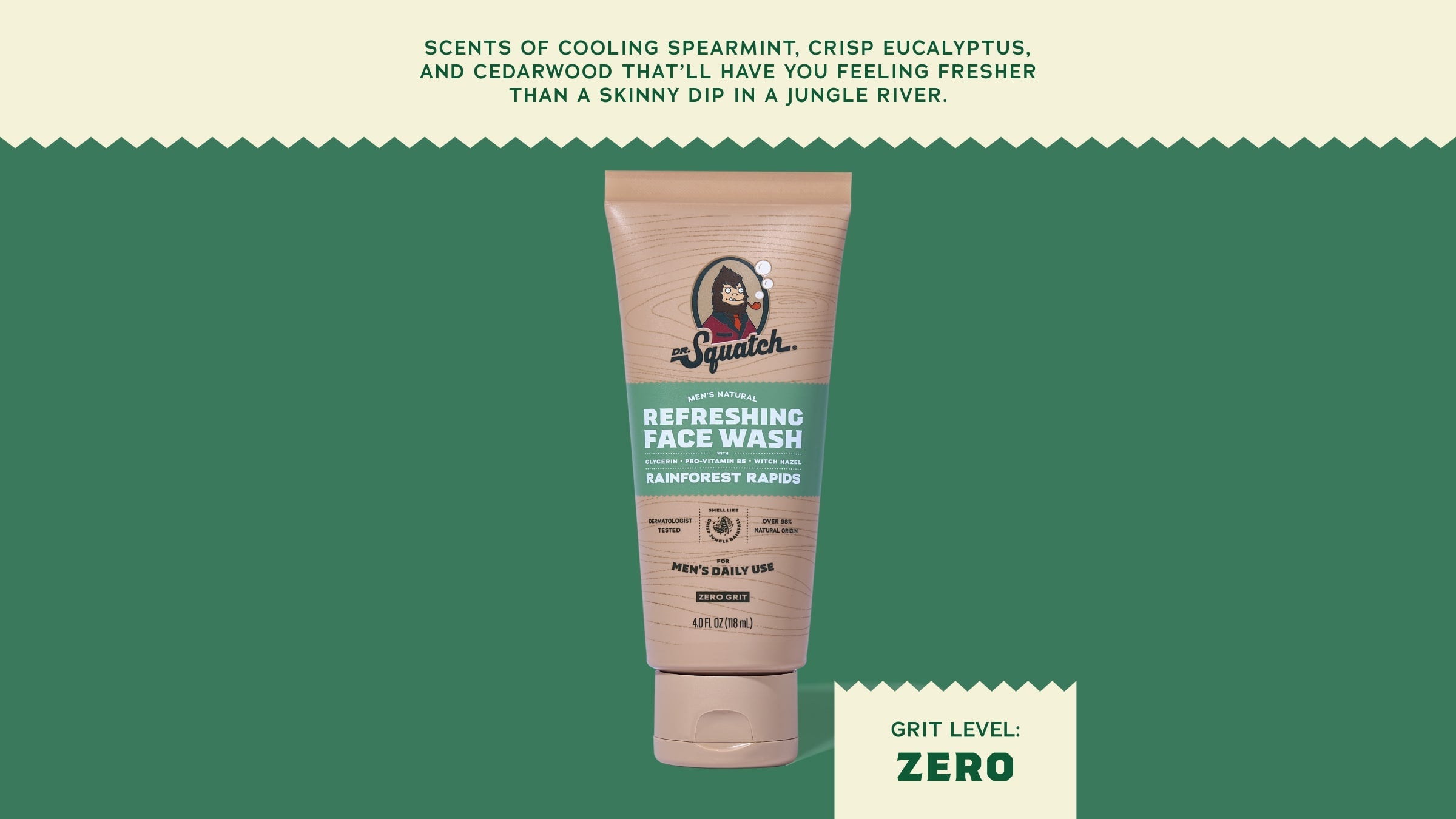 Rainforest Rapids Refreshing Face Wash - Serious Soap for Guys
