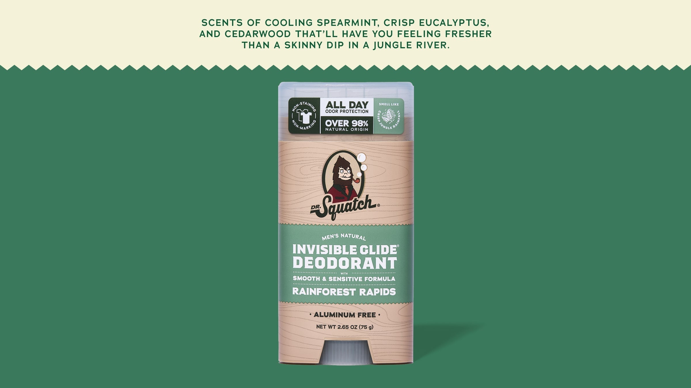 Rainforest Rapids Invisible Glide Deodorant - Make Mornings Smell Better