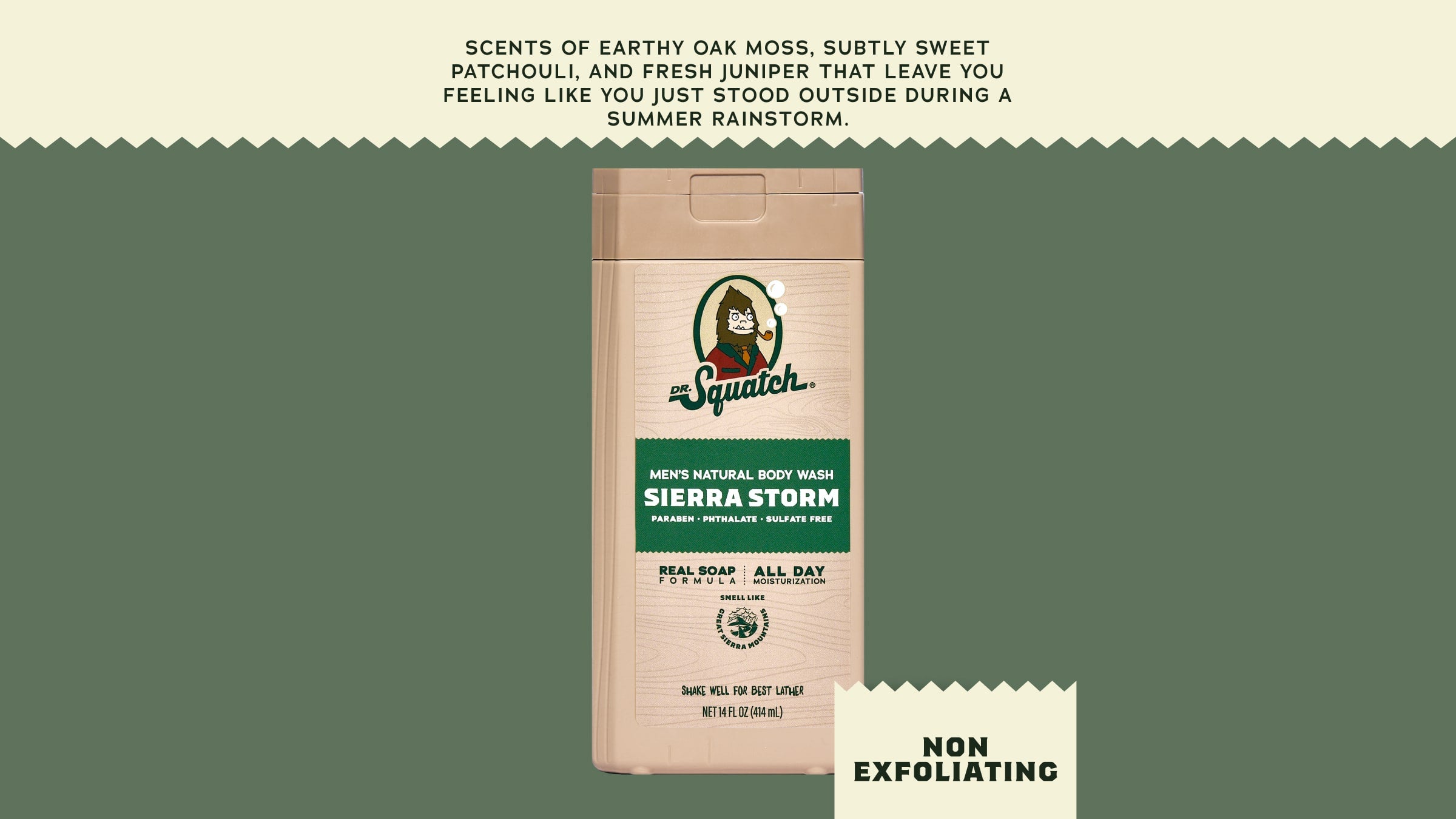 14 oz Sierra Storm Body Wash - Freshness Built for Men