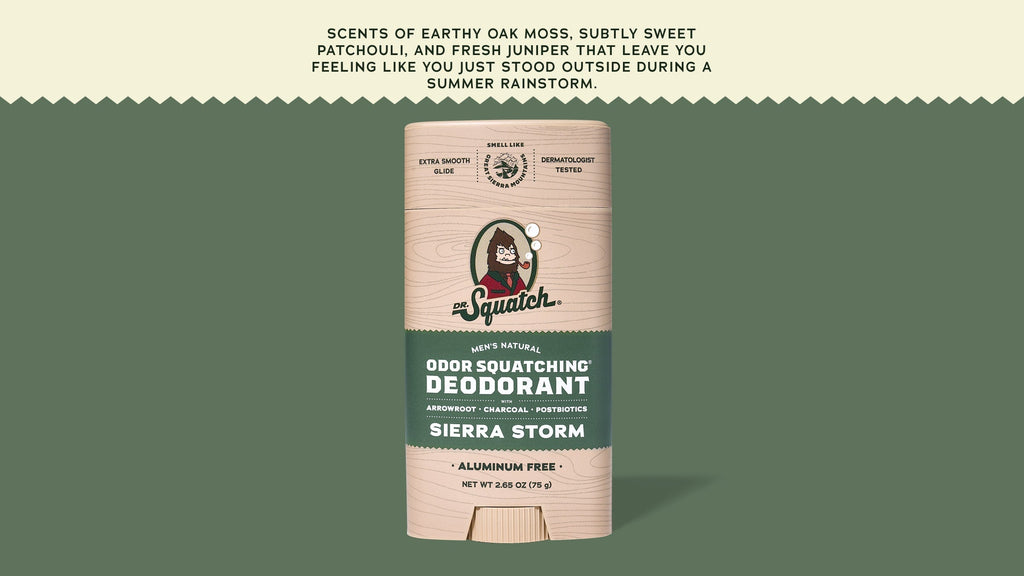 Sierra Storm Deodorant - Shower Smarter Today