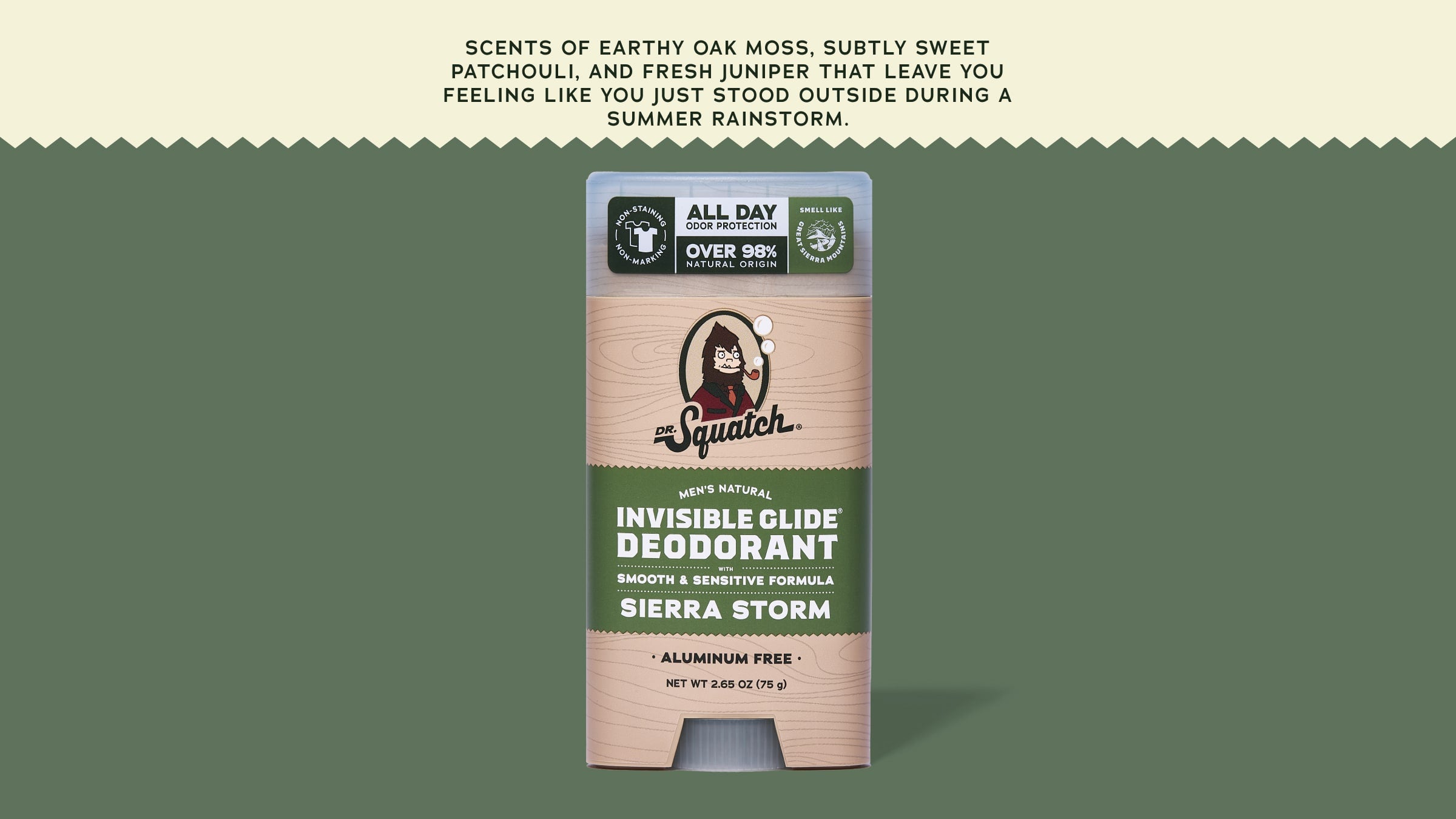 Sierra Storm Invisible Glide Deodorant - Your Freshest Start Yet