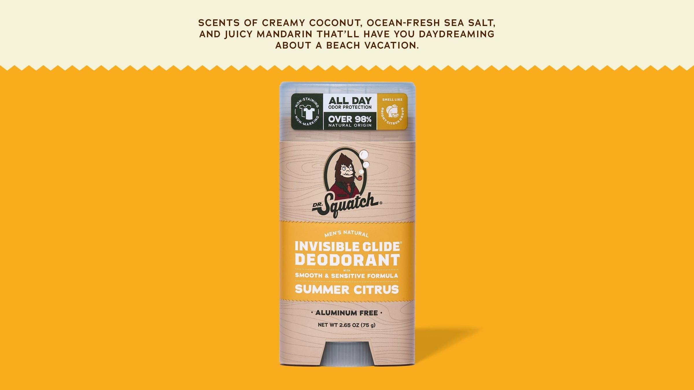Summer Citrus Invisible Glide Deodorant - Make Your Routine Work