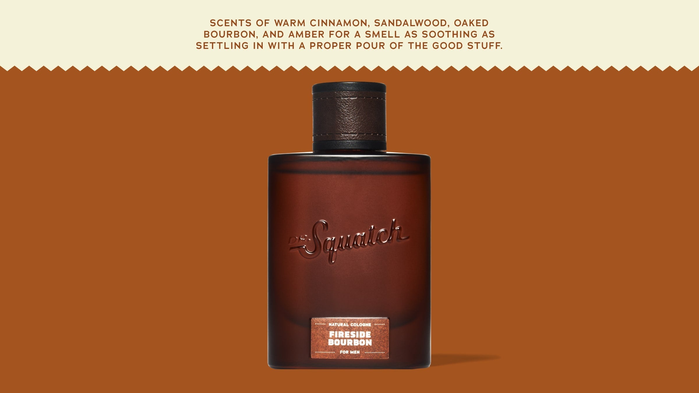 Fireside Bourbon Cologne - Clean Confidence Starts Here