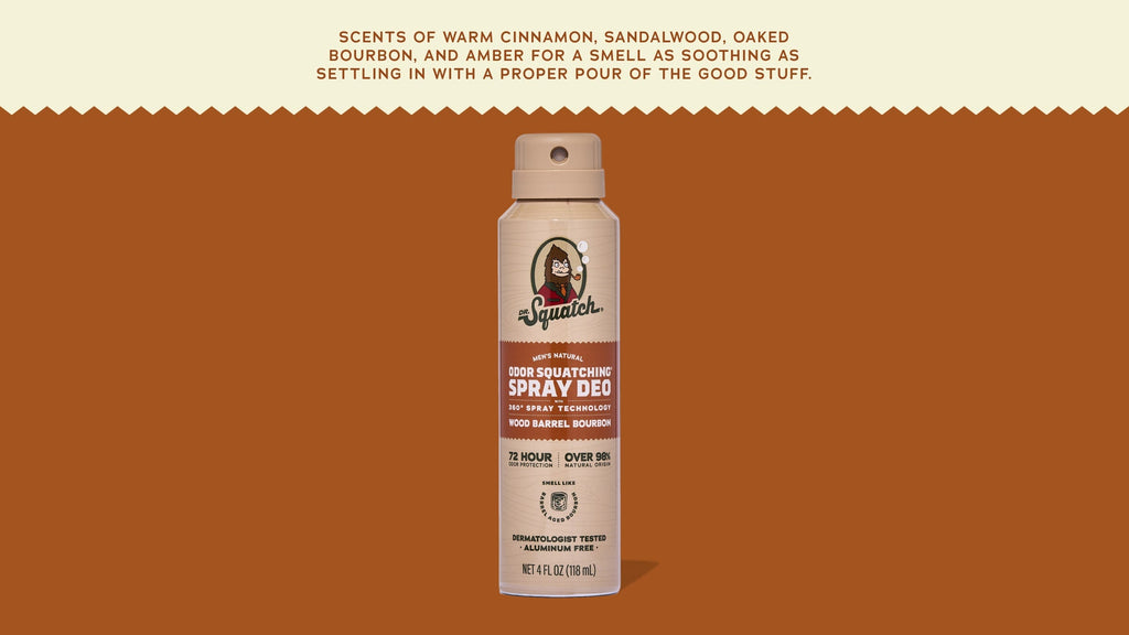 Wood Barrel Bourbon Spray Deodorant - Smell Like You Tried
