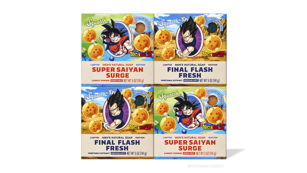 Dragon Ball Z 4-Pack - Shower Gear That Delivers
