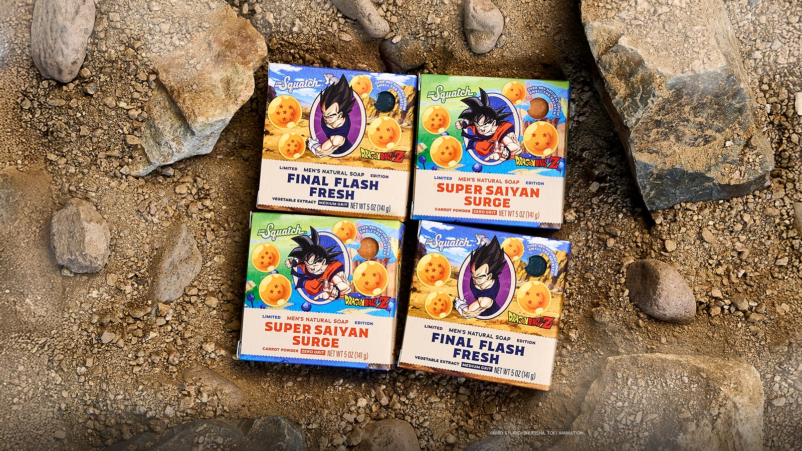 Dragon Ball Z 4-Pack - Shower Gear That Delivers