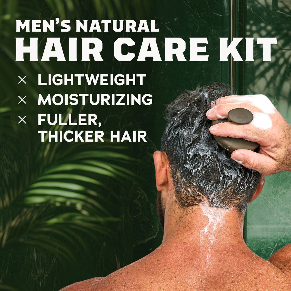 Hair Care Kit + FREE Scalp Scrubber - Make Clean Feel Rugged