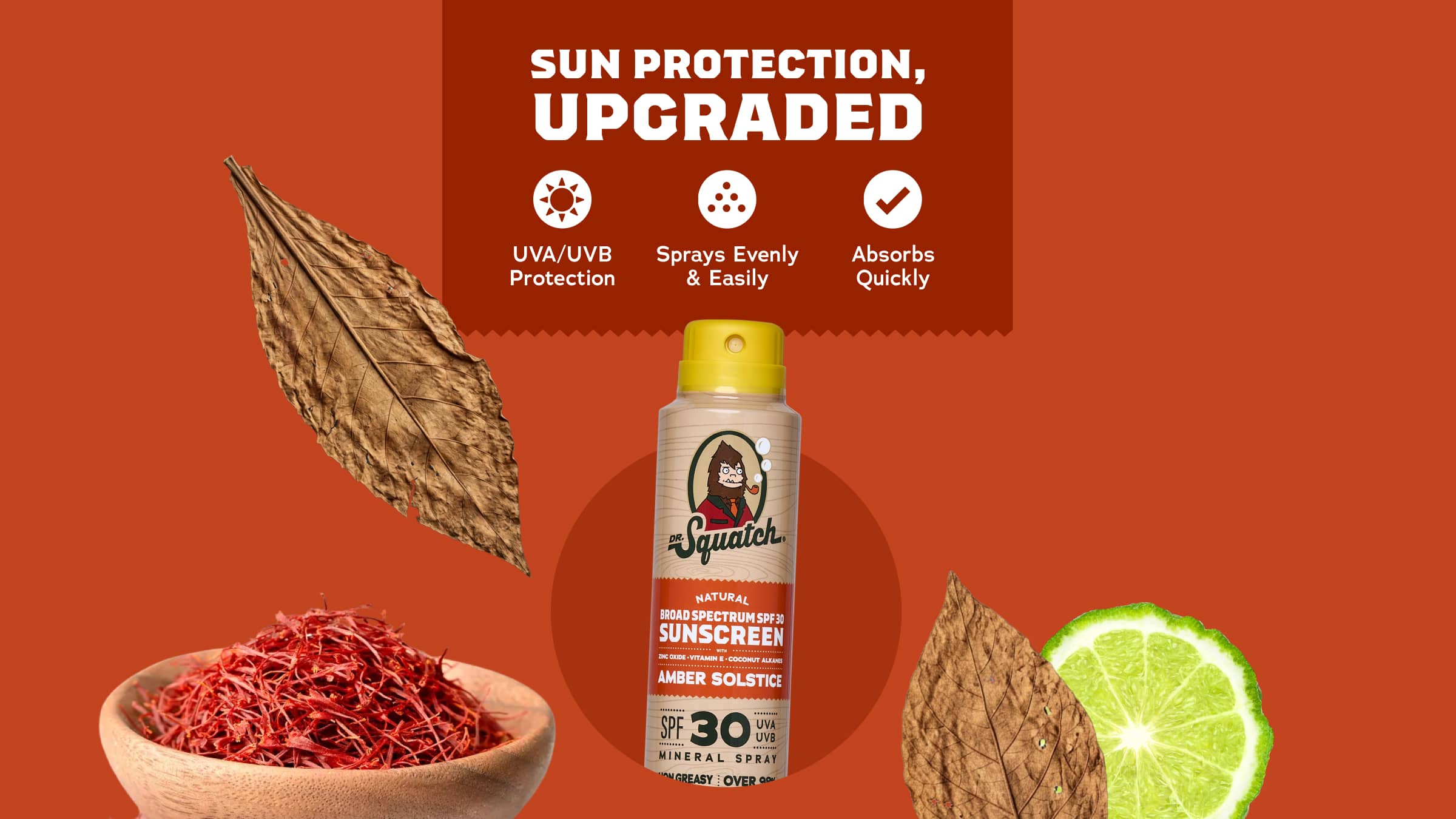 Amber Solstice Spray Sunscreen - Freshness in Every Bar