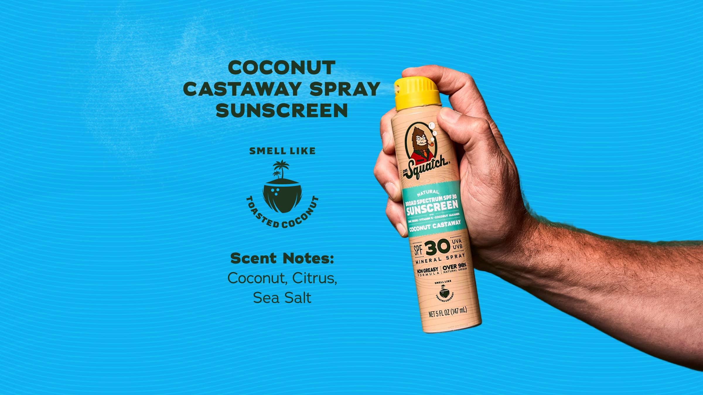 Coconut Castaway Spray Sunscreen - Fresh Never Felt Better