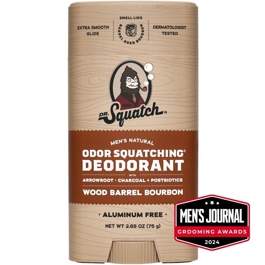 Essentials: Wood Barrel Bourbon Deodorant - Step Into Better Freshness