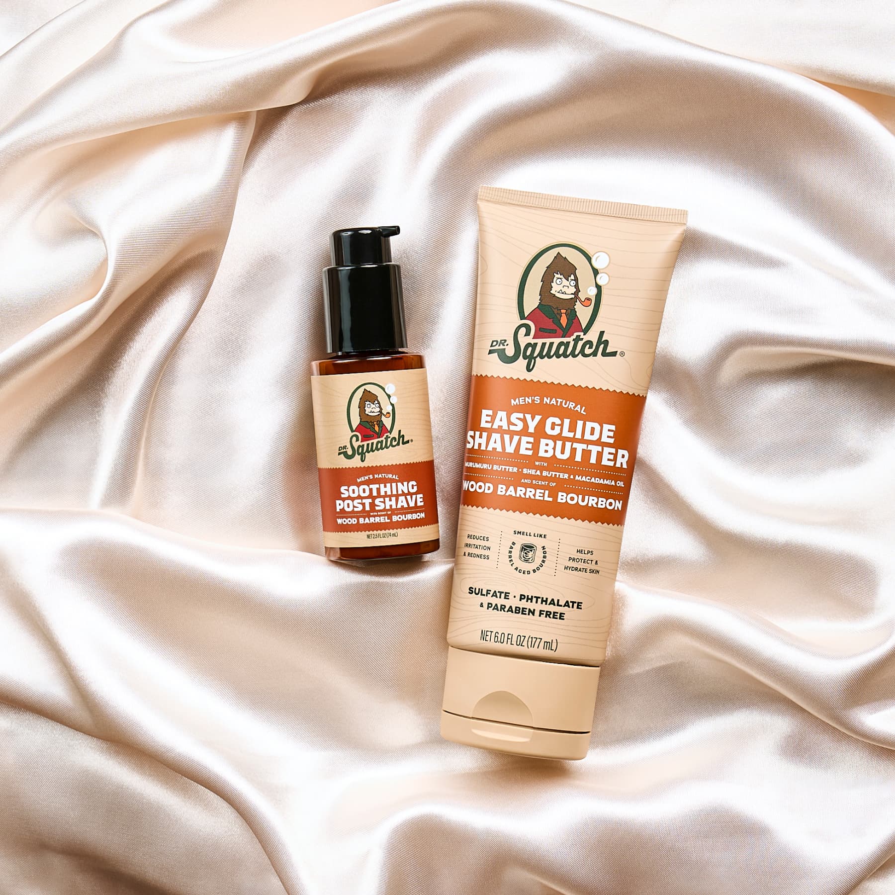 Wood Barrel Bourbon Smooth Shave Bundle - Make Shower Time Better