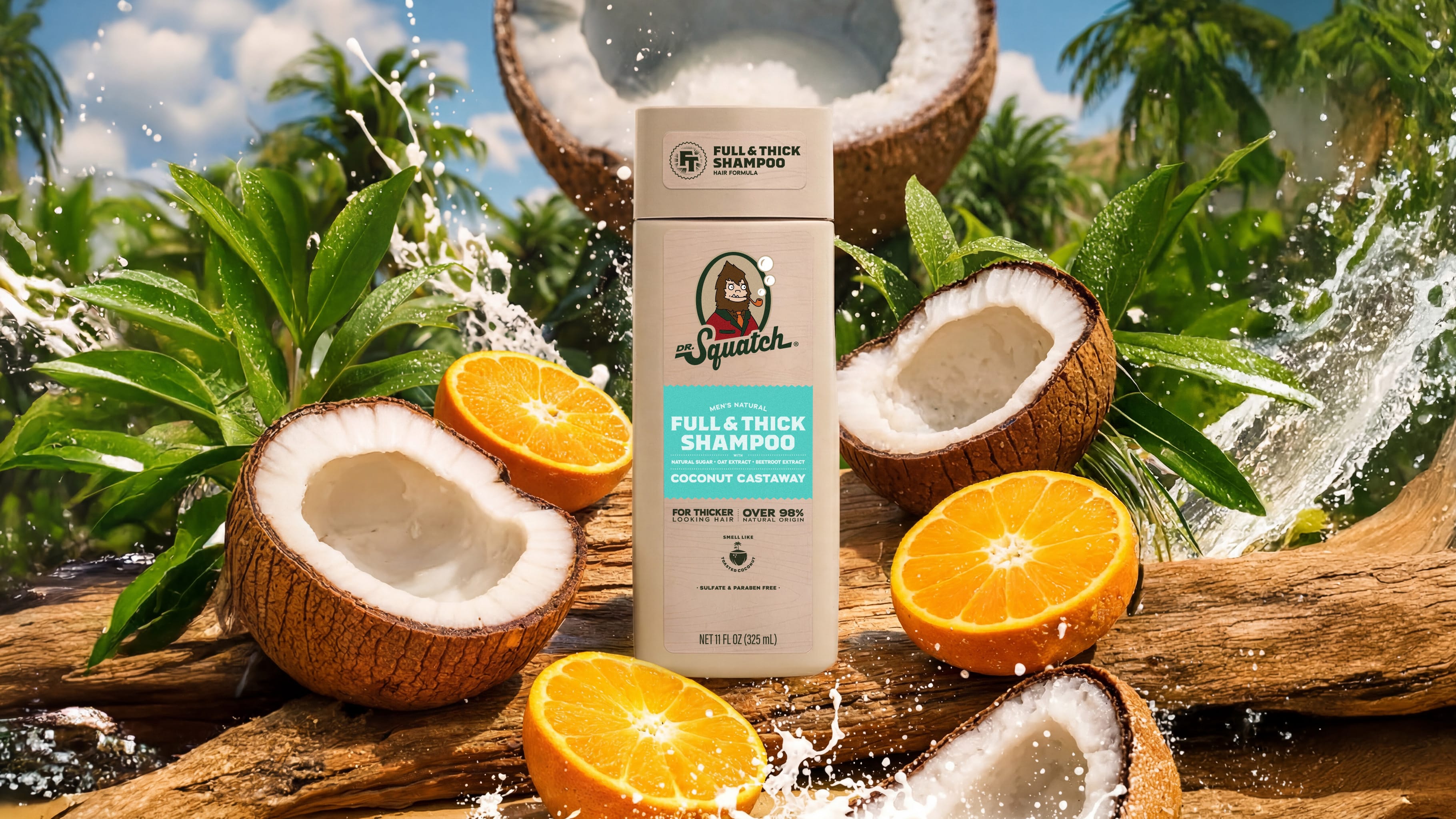 Coconut Castaway Full & Thick Shampoo - Clean Up and Feel Ready