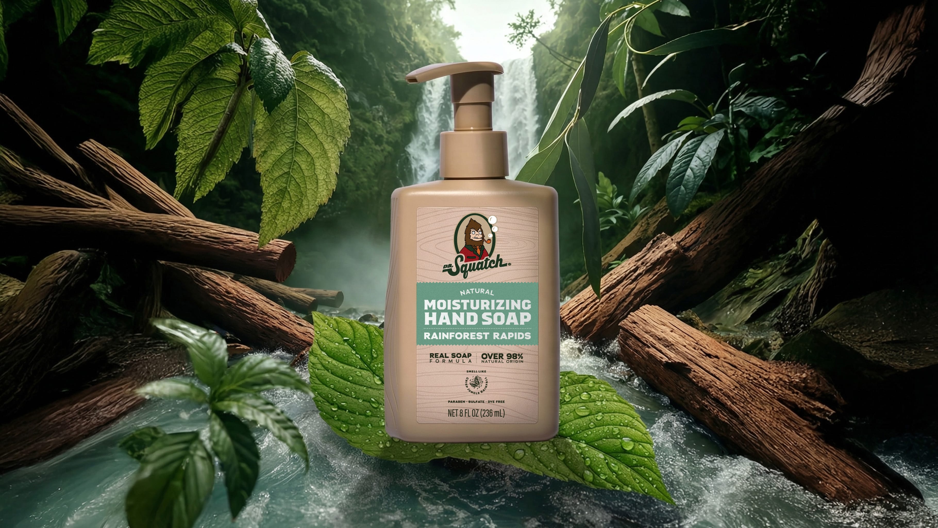 Rainforest Rapids Hand Soap - Clean Skin Bold Energy